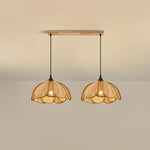 Bild in die Galerieansicht laden, Bloom Rattan Pendelleuchte