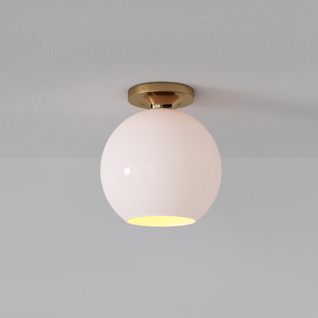 Selvion Modern Globe Pendant Light - Damp-Rated Bathroom Lighting - Luxe Glass Shade