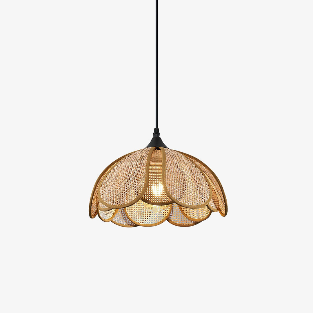 Bloom Rattan Pendelleuchte