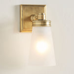Load image into Gallery viewer, Derlina Wall Sconce Light - Zinc Alloy with Glass Shade in Modern Finishes
