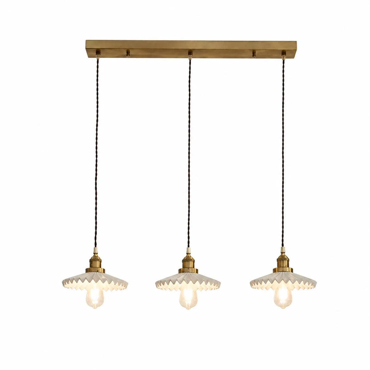 pleated ceramic pendant light 04