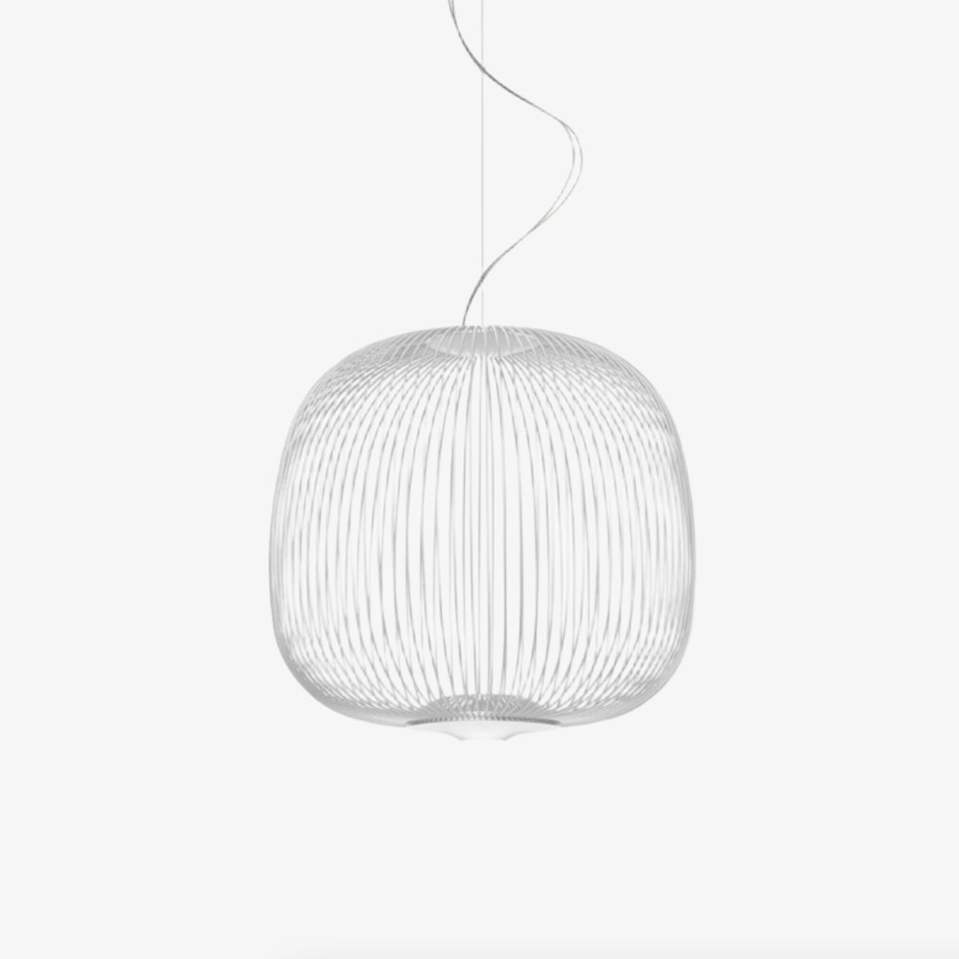 Radiloop Minimalistische Hanglamp - Metaal Lantaarn-Geïnspireerd Ontwerp voor Eetkamer N48