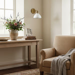 Load image into Gallery viewer, Conique Metal  Wall Sconce - White Metal Shade - Industrial Modern Lighting
