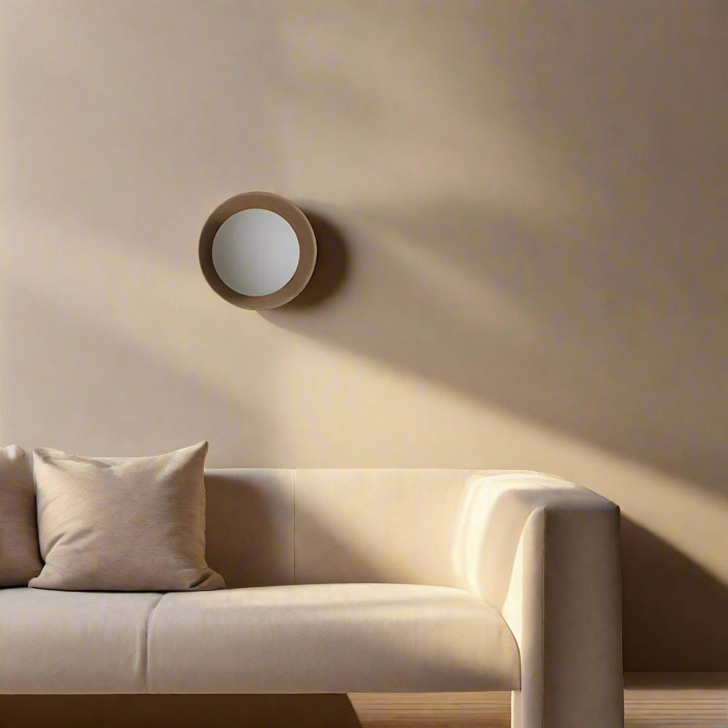 Lampada da parete LED minimalista in legno naturale nordico