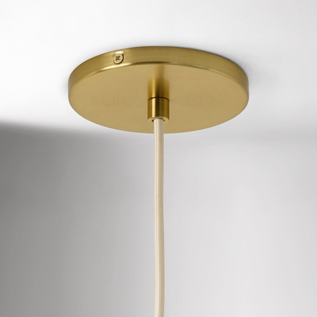 Rivora Fluted Glass Pendant Light – Modern Ribbed Shade