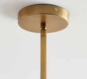 Rowan Bronze and Brass Lantern Pendant Light - Steel Hanging Ceiling Fixture