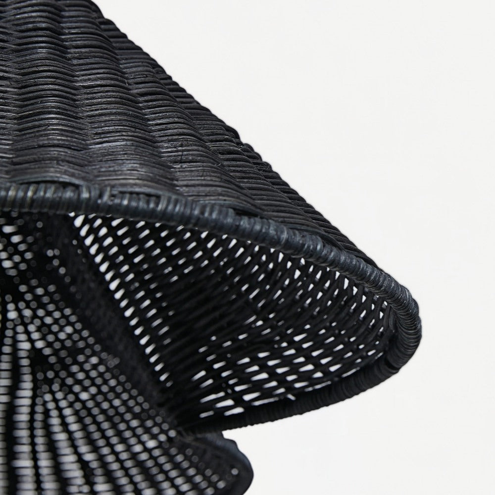 Wickara Natürliche Rattan Geflochtene Pendelleuchte – Boho-Chic Hängelampe für Wohn- und Esszimmer