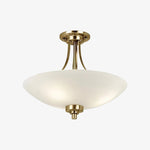 Load image into Gallery viewer, Lunetal Timeless Three-Arm Structure Semi Flush Chandelier – Vintage Pendant Light for Bedroom or Entry