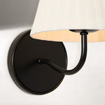 Load image into Gallery viewer, Fibura Sleek Metal Linen Shade Wall Light - Wall-Mounted Art
