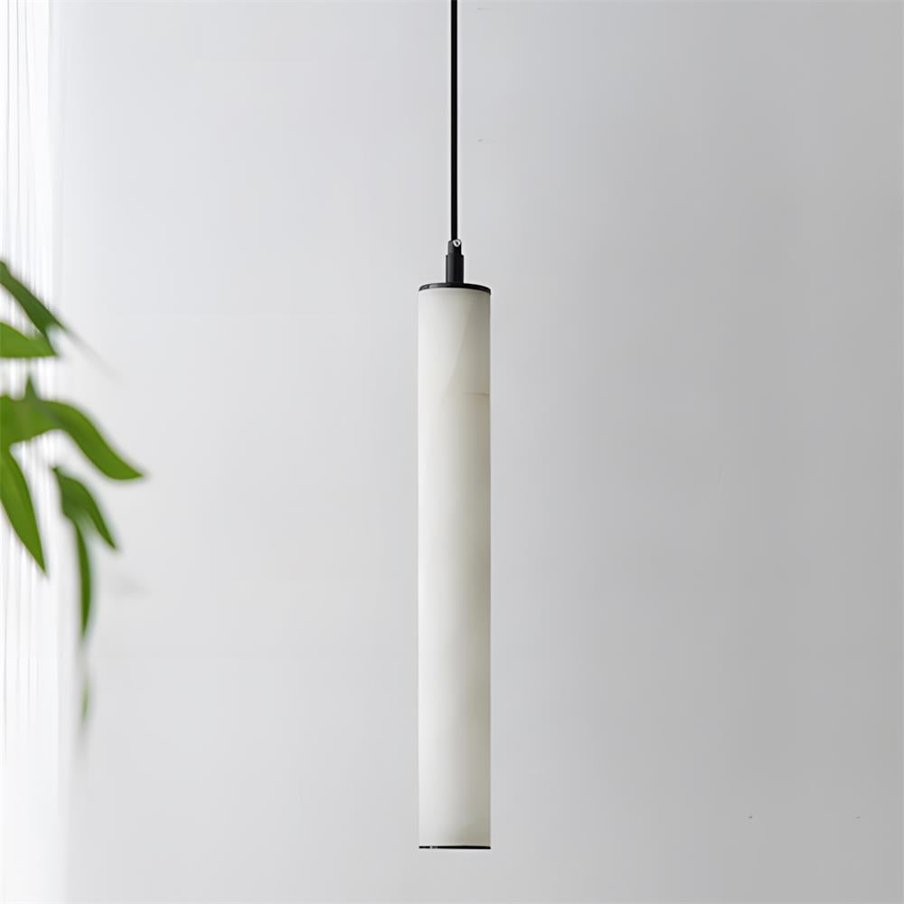 Calder Alabaster Rohr-Pendelleuchte