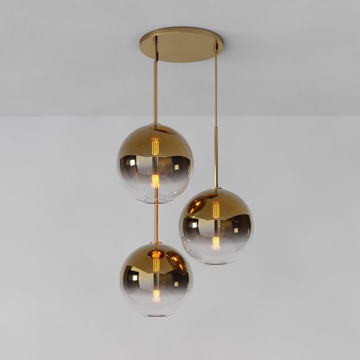 Selvion Minimalist Crystal Chandelier - Handcrafted Glass Sculptural Lighting Fixture