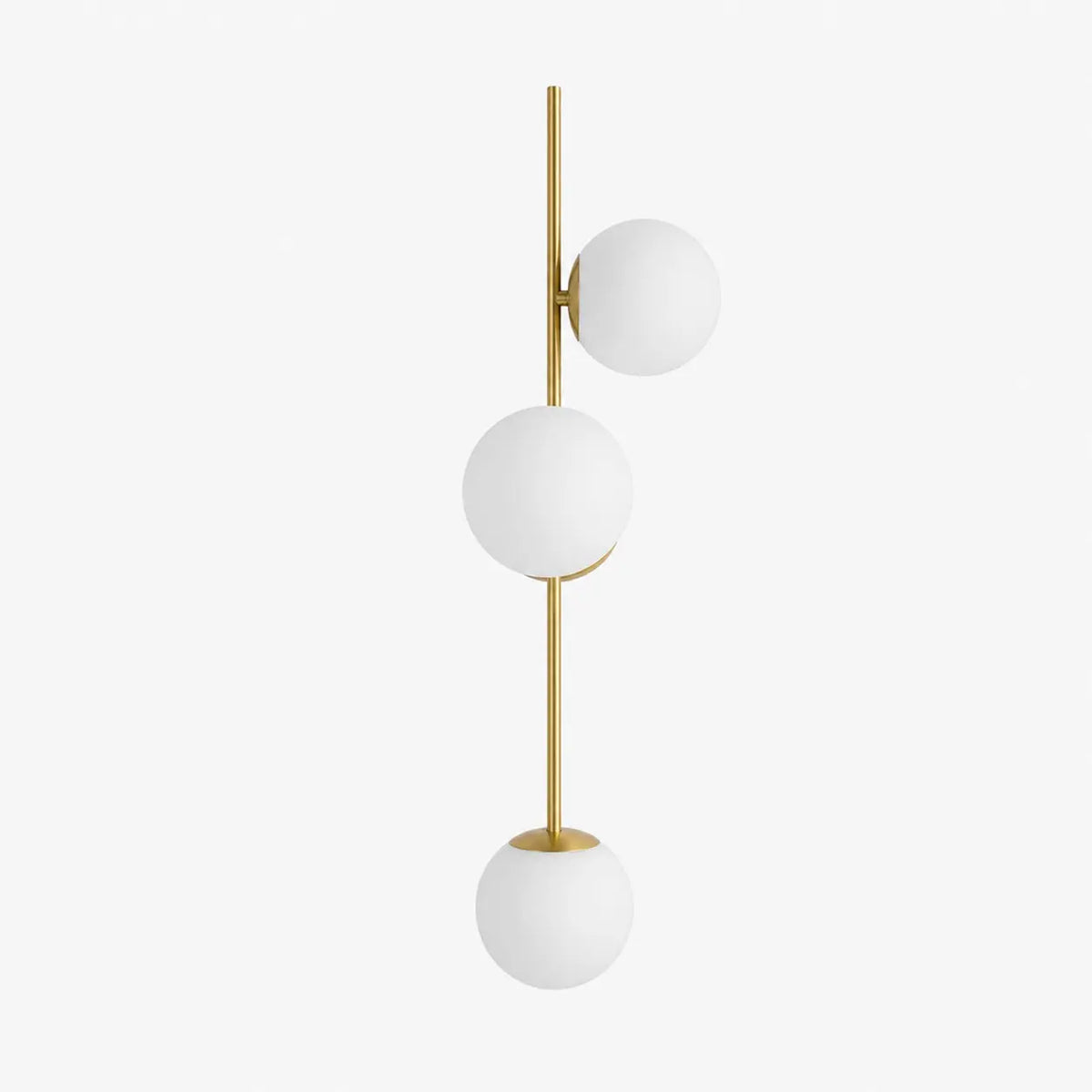 Brass right-facing wall sconce
