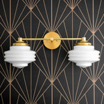 Load image into Gallery viewer, Geotower Glass Modern Wall Sconce - Glass Globe Light - Elegant Home Fixture
