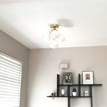 Load image into Gallery viewer, Glorica Glass Flush Mount Light - Globe Ceiling Fixture Modern
