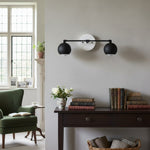 Load image into Gallery viewer, Metio Dome Decorative Vanity Light - Classic Orb Shade Bathroom Wall Lamp
