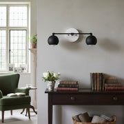 Metio Dome Decorative Vanity Light - Classic Orb Shade Bathroom Wall Lamp