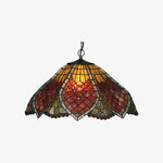 Load image into Gallery viewer, TF Orsino Vintage Art Deco Pendant Light - Textured Glass Lighting for Bedrooms &amp; Halls