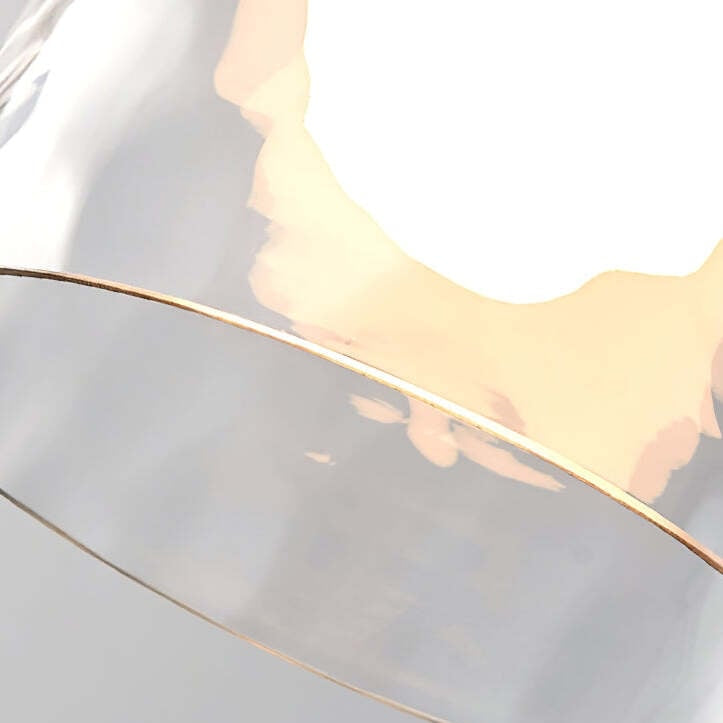 Quenora Golf Hanglamp – Geribbeld Glazen Kap Hanglamp voor Eetkamer of Keuken U23