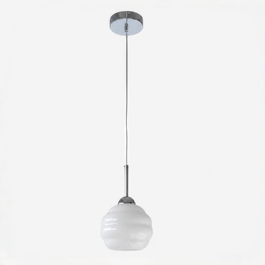 Lámpara colgante de vidrio vintage Mallew – Diseño en forma de panal para dormitorio o pasillo