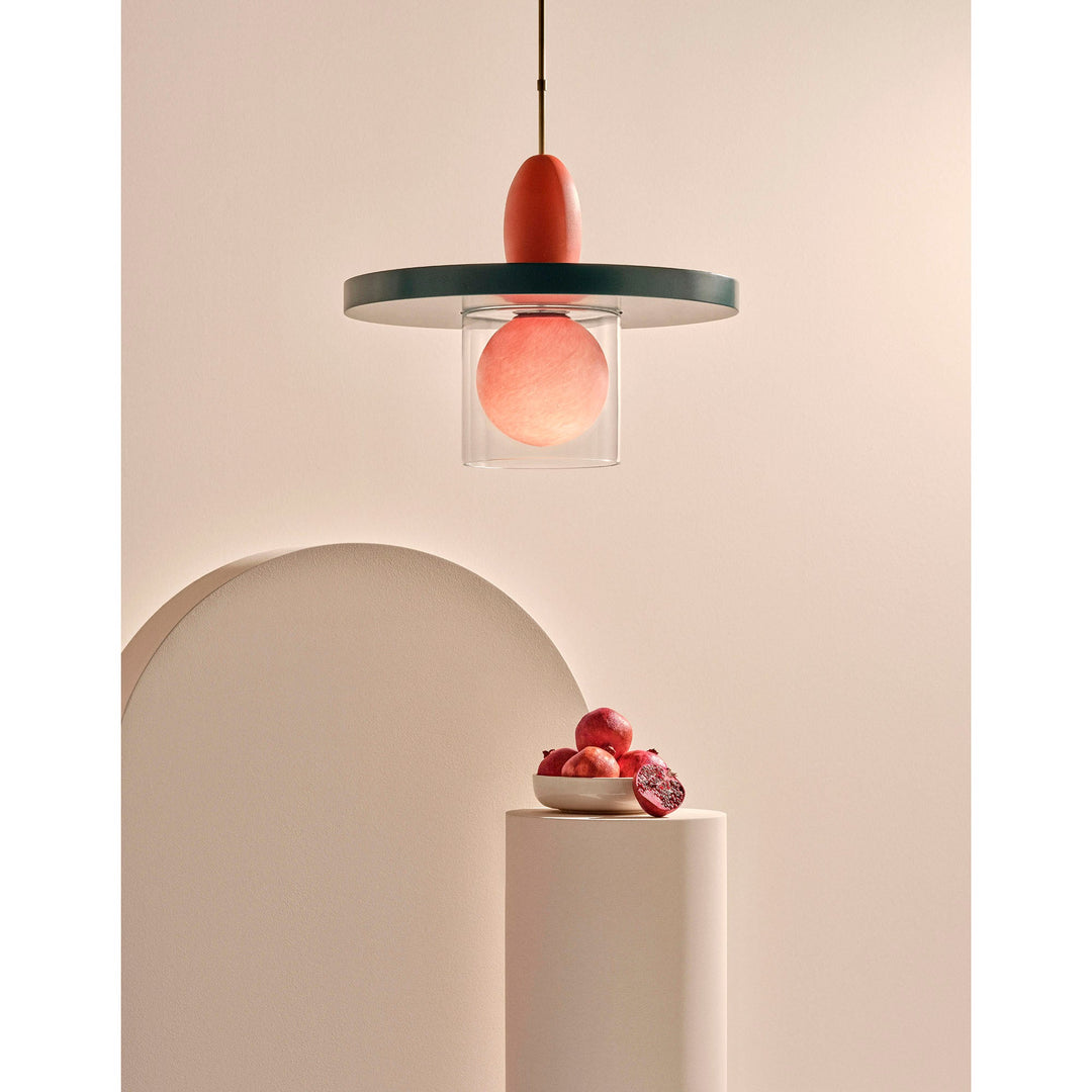 Lampa wisząca Eirene ze szkła