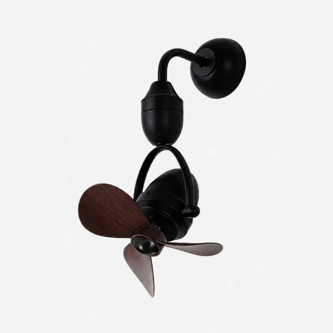 Vintage Holzmaserung Decken- oder Wandventilator