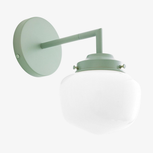 Lámpara de Tocador de Vidrio Opalume - Iluminación de Pared para Baño Inspirada en Vintage