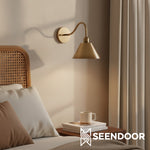 Afbeelding laden in galerijweergave, Penia Moderne Klassieke Industriële Afgeschuinde Wandlamp