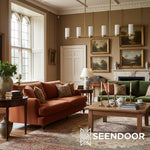 Load image into Gallery viewer, Rivora Ribbed Glass Design – Modern Chandelier for Dining Room
