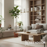 Load image into Gallery viewer, Rivora Ribbed Glass Design – Modern Chandelier for Dining Room
