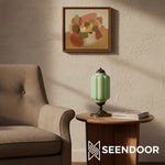 Load image into Gallery viewer, Retro Eloise Milk Glass Table Lamp for Bedroom Decor
