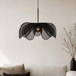 Carica l'immagine nella visualizzazione Galleria, Black pendant light living room scene
