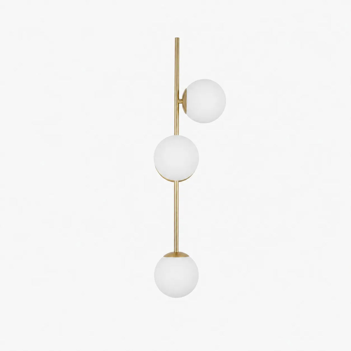 Gold right-facing wall sconce