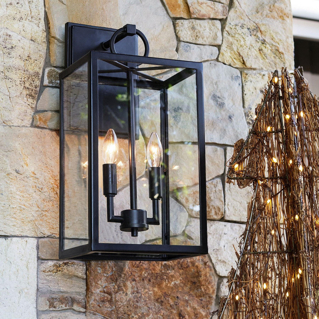 Ferrix Industrial Iron Outdoor Wall Lamp - Lighting Stylish Exterior Glass Lighting