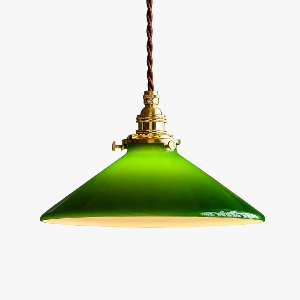 Vintage Glass Pendant Lamp for Kitchen