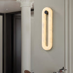 Bild in die Galerieansicht laden, Alabaster Loop Wandleuchte