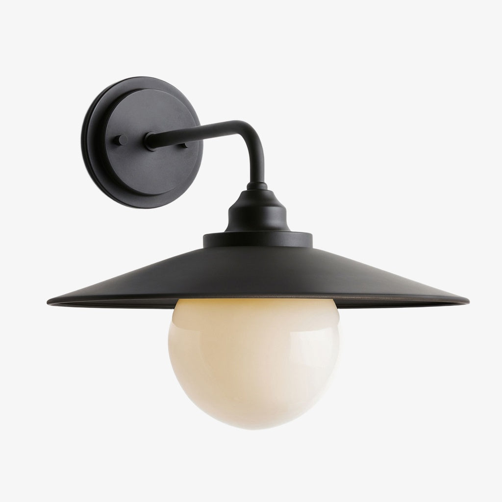 Cordax wandlamp geïnspireerd op gereedschap - metaal en glas voor binnen- en buitendecoratie