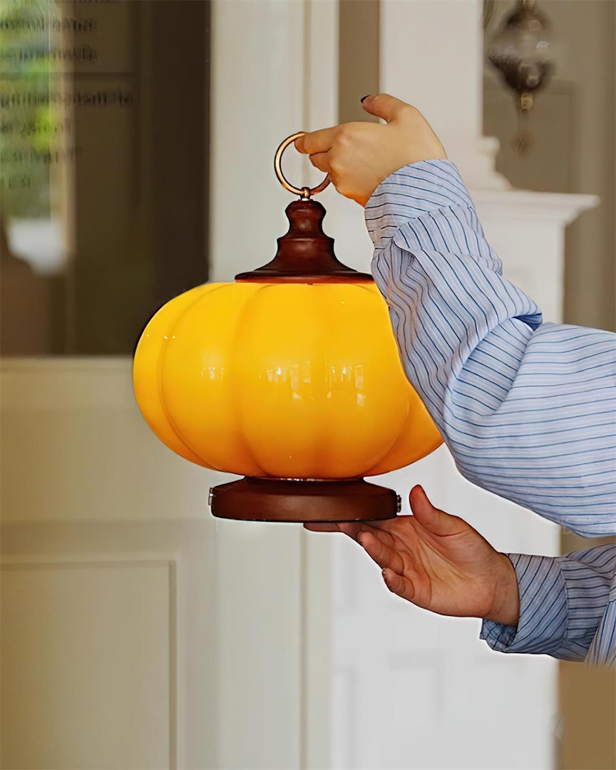 Pumpkin Glas-Tischleuchte