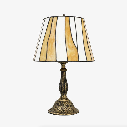 Tiffany-style stained glass table lamp option image