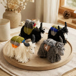 Bild in die Galerieansicht laden, Handmade Nepal Wool Felt Yak Ornament