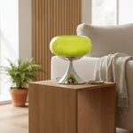 Afbeelding laden in galerijweergave, Lollora Decoratieve Tafellamp – Sculpturale Glasaccentverlichting voor Slaapkamer of Woonkamer