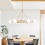 Load image into Gallery viewer, Brelia Round Light Chandelier - Modern Globe Chandelier in Stylish Design
