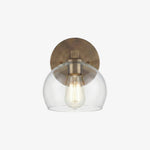 Bild in die Galerieansicht laden, Auruca Globe Wall Light Bellflower Inspired Shape - Minimalist Metal Glass Sconce for Living Room