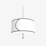 Load image into Gallery viewer, Roven 3-Light Drum Pendant Light – Modern Transitional Layered Fabric for Dining Room or Living Room