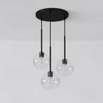 Load image into Gallery viewer, Selvion Minimalist Crystal Chandelier - Handcrafted Glass Sculptural Lighting Fixture
