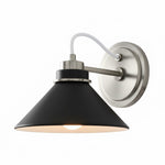 Load image into Gallery viewer, Aurenza Sconce – Farmhouse Wall Light with Metal Accents for Cozy Spaces

