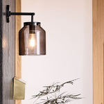 Load image into Gallery viewer, Hanton Minimalist Outdoor Wall Light - Matte Metal Industrial Sconce
