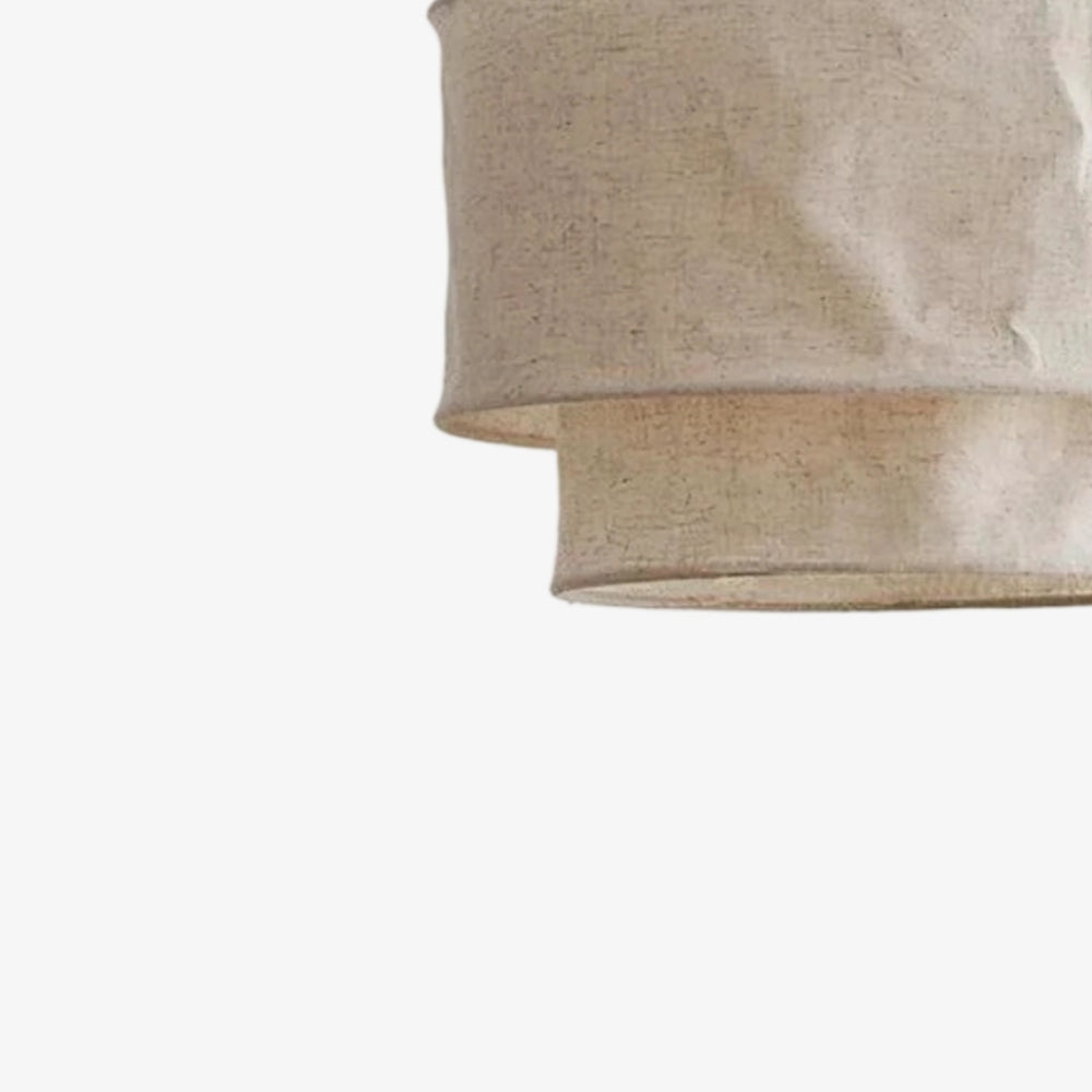 Aeroloom Organische Textuur Hanglamp - Zachte Gelaagde Stoffen Kap Moderne Decoratieve Verlichting voor Elke Kamer
