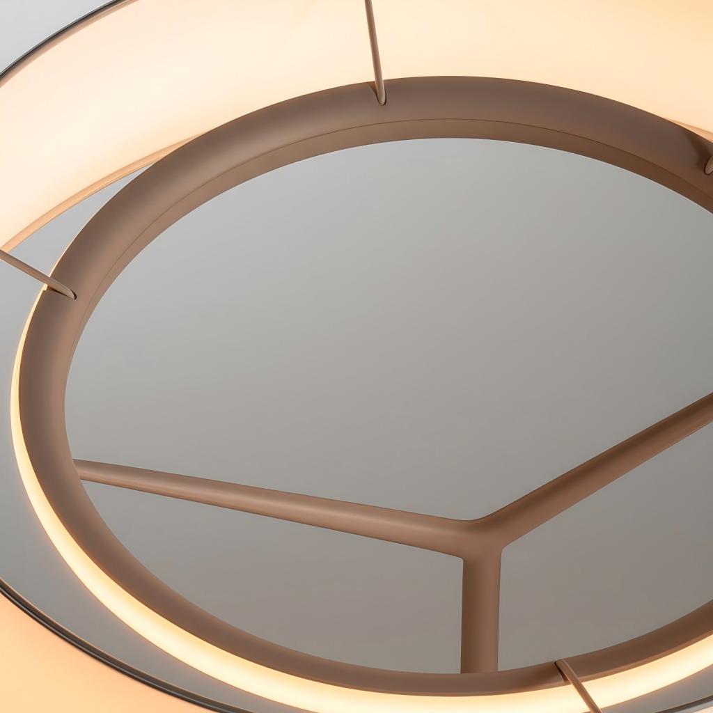 Delvara Moderne Dekorative Tischlampe – Metallfuß Schreibtischlampe mit Pergament-Schirm für Nachttisch