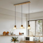 Load image into Gallery viewer, Nordic Hemp Rope Glass Pendant Light