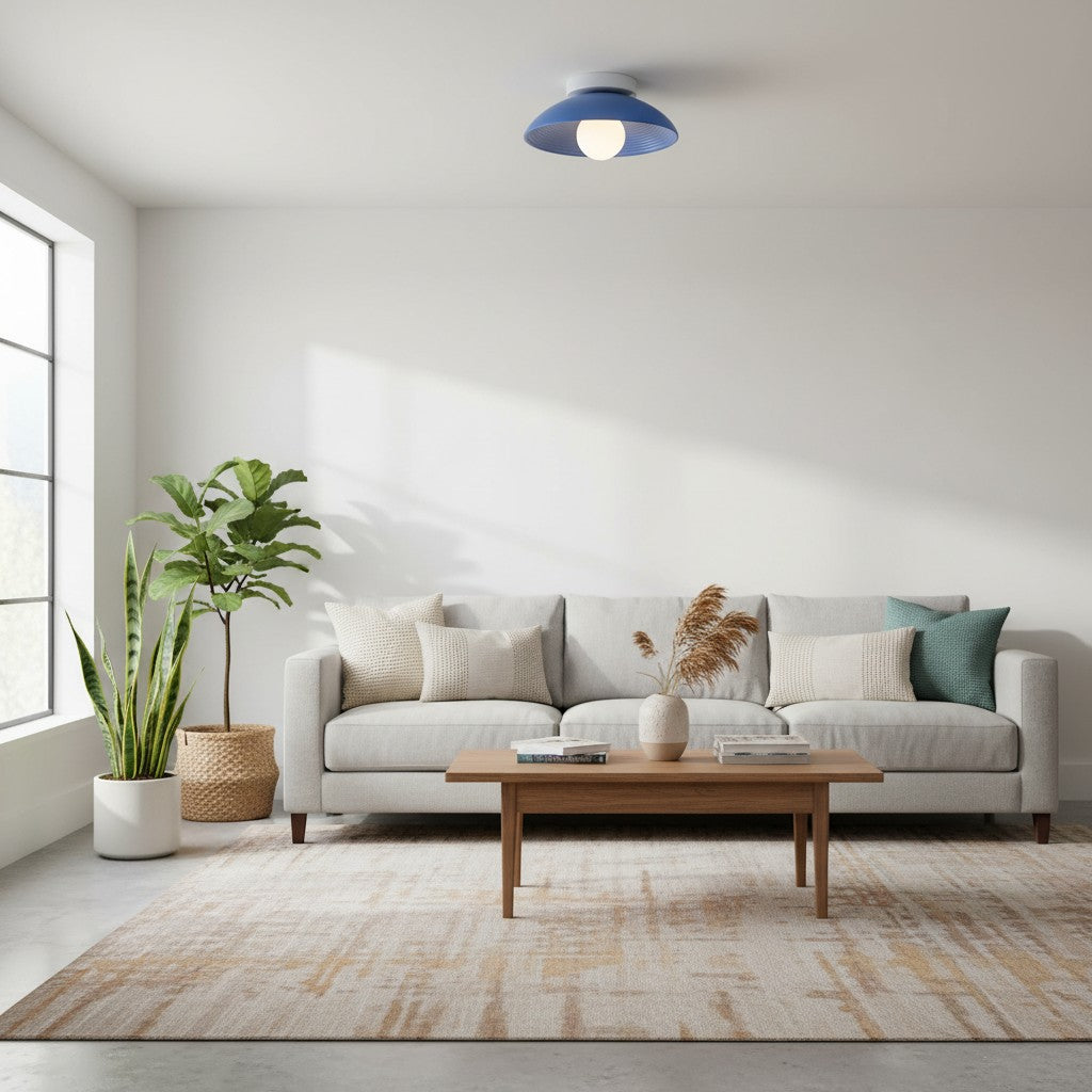 Ovalune Organisch Gestructureerde Plafondlamp Sculpturaal Ontwerp Opbouw - Moderne Stijl voor Woonkamer